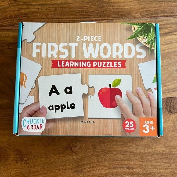Chuckle & Roar 2-Piece First Words Learning Puzzles - Picture 2 of 11
